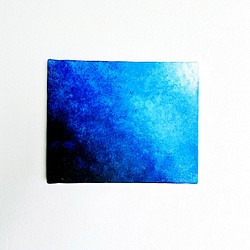 【零078】絵画  宇宙 青 空 海  抽象画 原画  インテリア 1枚目の画像