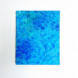 【零079】絵画  宇宙 青 空 海  抽象画 原画  インテリア 1枚目の画像