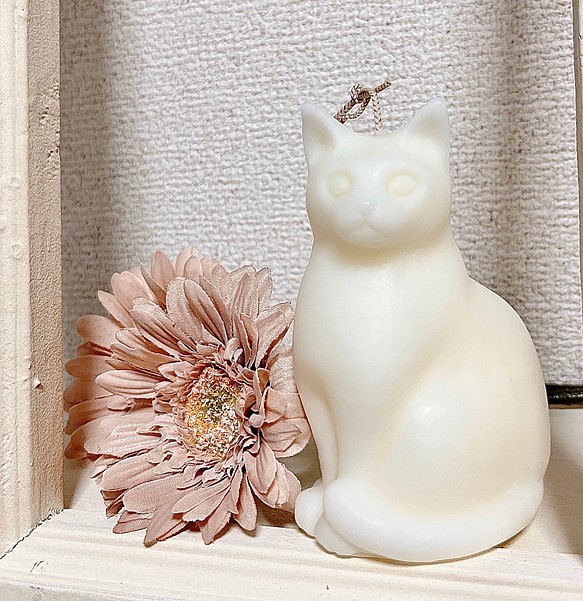 猫のキャンドル 香りを選べるcandle 雑貨 プレゼント ギフト ねこ 誕生日 クリスマス インテリア 誕生日 キャンドル キャンドルホルダー Chill Candle A Y 通販 Creema クリーマ ハンドメイド 手作り クラフト作品の販売サイト