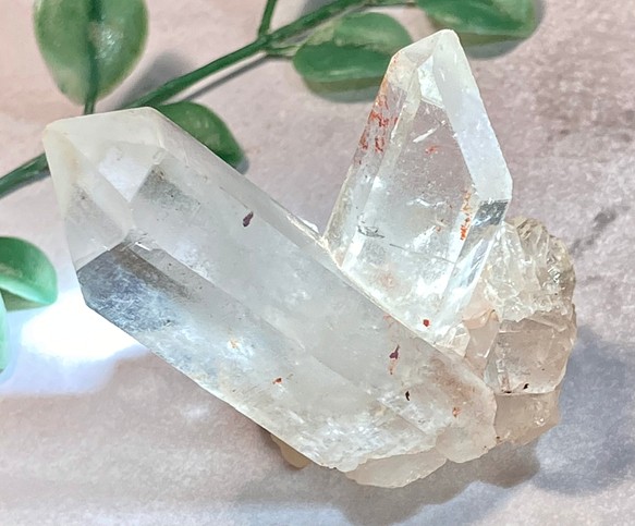 イシス ヒマラヤ✨ レインボー マニカラン産 ピンク水晶 原石