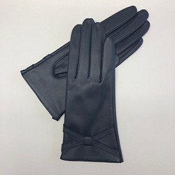 革手袋[241] 21cm クロスのリボン 1枚目の画像