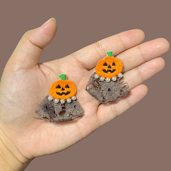 期間限定送料無料 アクセサリー(女性用 Handmadeピアス❋ハロウィン