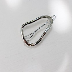 stone hair pin : silver 1枚目の画像