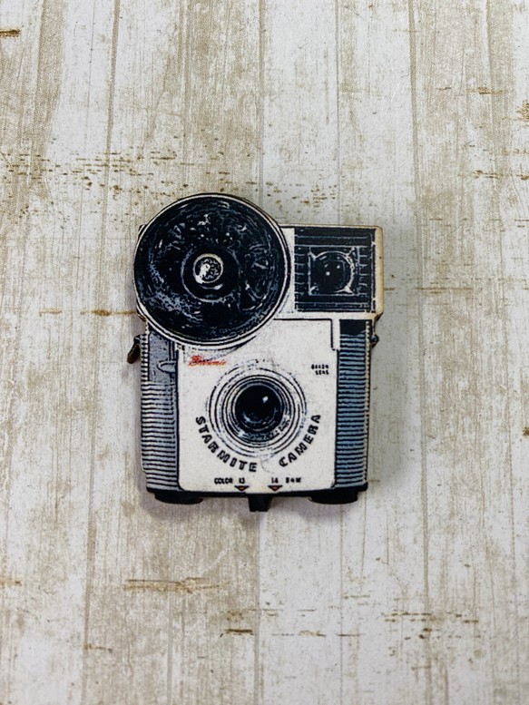 木製　ウッドパーツ　カメラ　⑧ 1枚目の画像