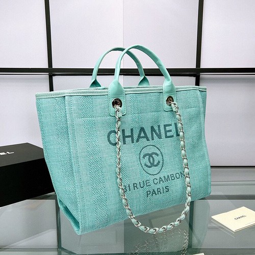 ハンドバッグトートバッグシャネルCHANELキャンバス トートバッグ 麦麦