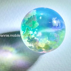 空レジン-カラフル空玉（透明）プレゼント/雲　 1枚目の画像