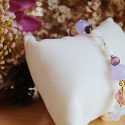 《Jenny Joseph 》獨立紫珍珠手鍊 第1張的照片