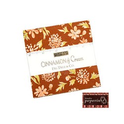 「Cinnamon & Cream」moda Charm Pack(カットクロス42枚) Fig Tree & Co. 1枚目の画像