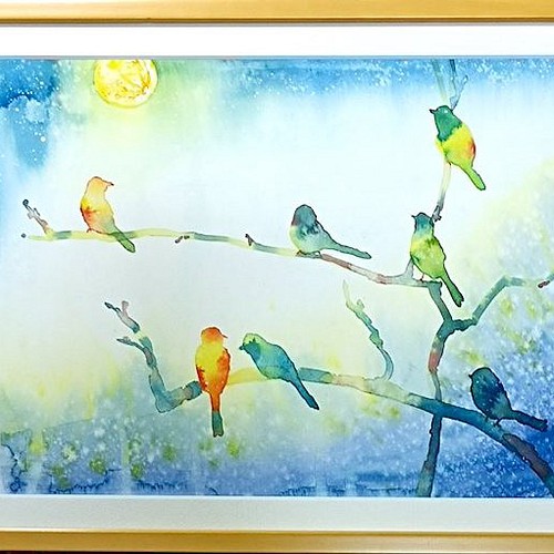 お値段 彩り(色鳥) 油絵 絵画 www.pcaf.da.gov.ph