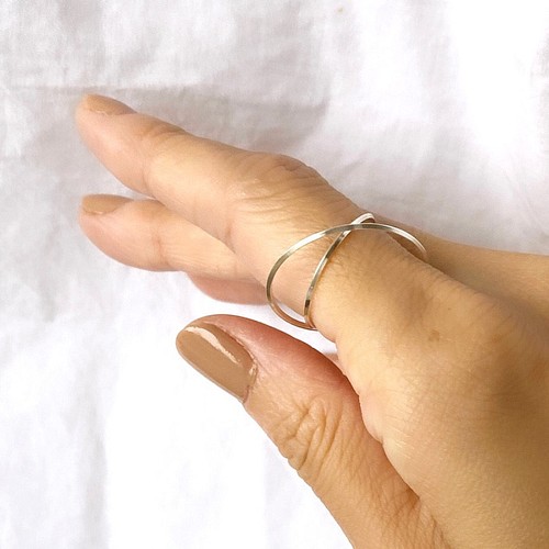 Outfit SET】3 Simple Silver RINGs / SV925 ≪送料無料≫ 指輪