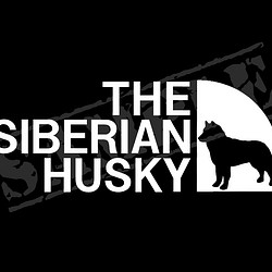 THE SIBERIAN HUSKY ステッカー（シベリアンハスキー）　7cm×17cm 1枚目の画像