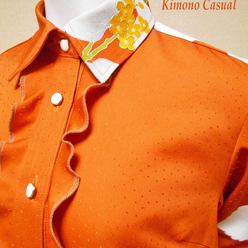 Fashion Shirts Long Shirts Neslay Long Shirt light orange casual look 