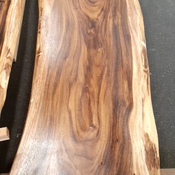 楠の木 一枚板 ウォールナット風 ウレタンニス ダイニングテーブル 天 