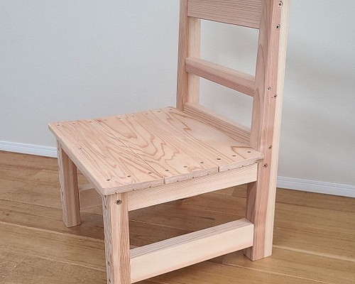 木製 こども 椅子 木製 インテリア 花台 キッズチェア 無垢木製