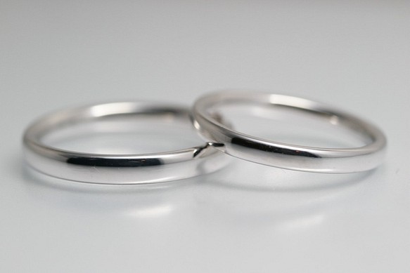 オーダー品　ストレートシンプル結婚指輪 1枚目の画像