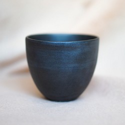 【送料無料】セラミック 黒陶器カップ | ホームカップ | 手作り | ギフト 1枚目の画像