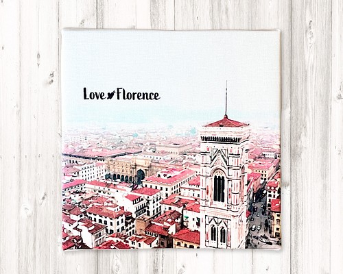 ファブリックパネル アート絵画 Love Florence イタリア 