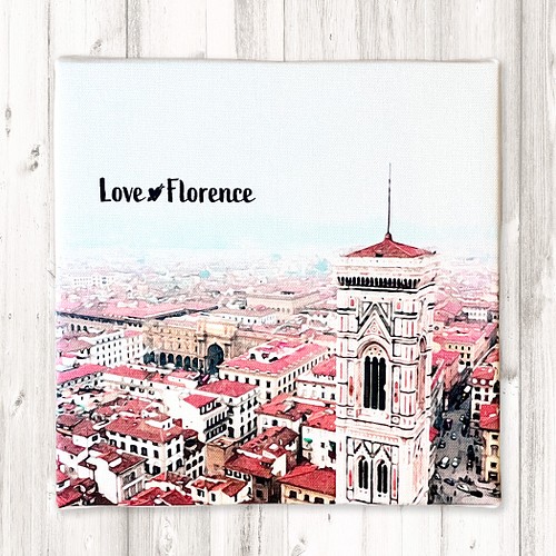 ファブリックパネル アート絵画 Love Florence イタリア フィレンツェ