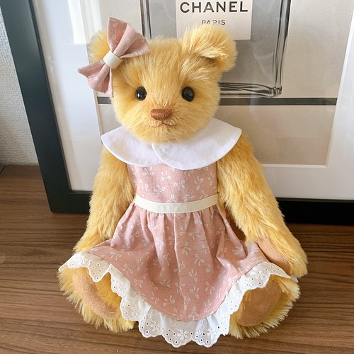 正規 Nana Bee.♡ハンドメイド テディベア 31㎝ ゴールド - crumiller.com