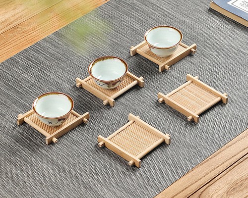 【手編み竹器】竹製井字コースター コースター BamBoo 通販