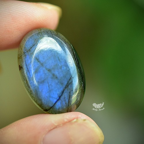 透明感のあるブルー☆ブルーラブラドライト ルースs577 天然石 Funky 