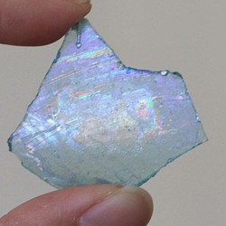 古代　ローマン銀化ガラス　アフガニスタン出土 1枚目の画像