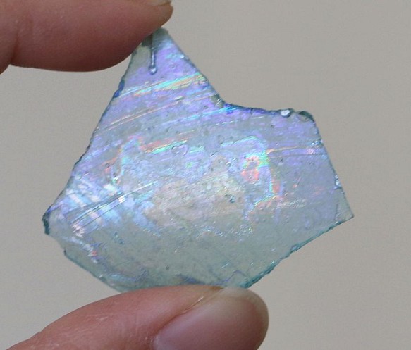 古代　ローマン銀化ガラス　アフガニスタン出土 1枚目の画像