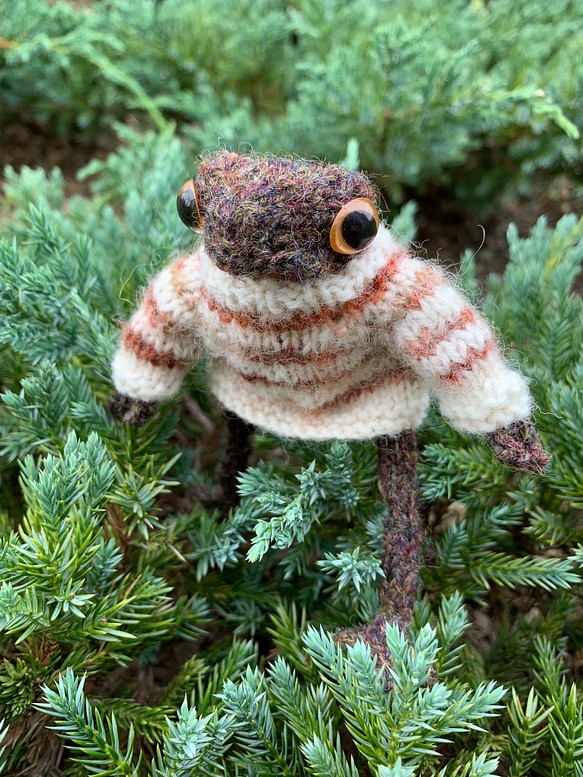 編みぐるみ　カエル色々　ハンドメイド
