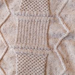 幾何学模様のセーター 1枚目の画像
