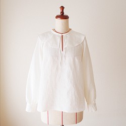 sale》ripple -white blouse- ブラウス Frankincense 通販｜Creema