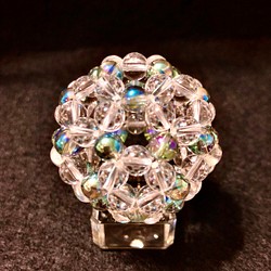 神聖幾何学フラーレン 5a水晶6mm グリーンアクアオーラ6mm 立体 オブジェ Saya 通販 Creema クリーマ ハンドメイド 手作り クラフト作品の販売サイト