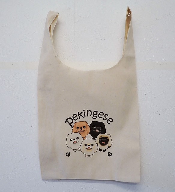 購物袋類型 Eco Bag Marche Tote Pekingese ABCDOGS 第1張的照片