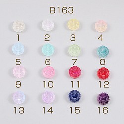 B163-14  60個  ガラスビーズ レースコイン型 11.5mm グラデーションカラー  3X（20ヶ） 1枚目の画像