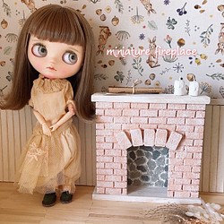 ミニチュア ドールハウス 暖炉 マントルピース カスタムブライス オビツ 家具 人形 Latte 通販 Creema クリーマ ハンドメイド 手作り クラフト作品の販売サイト