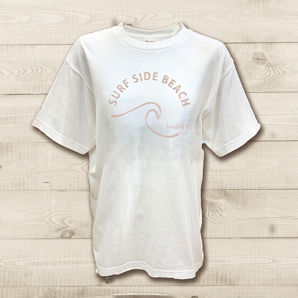 ハワイアンデザインTシャツ surf wave サーフィンの波 ビッグウェーブ ノースショア ハワイ 半袖カットソー 1枚目の画像