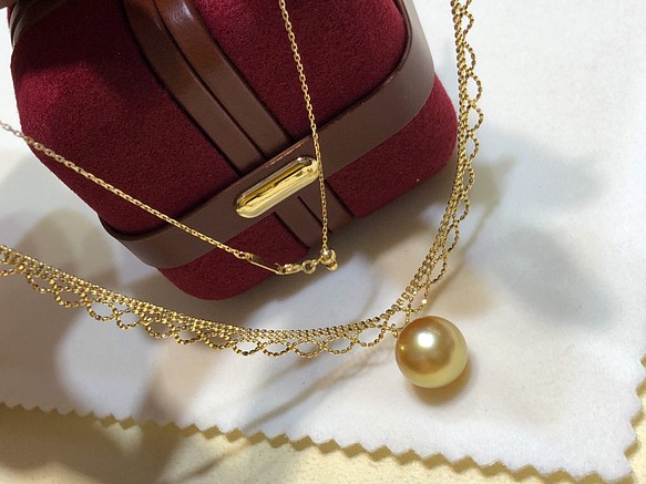 高級】南洋真珠 一粒ネックレスk18 ネックレス・ペンダント パール