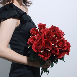 赤いバラブーケ　（薔薇の花束） 1枚目の画像
