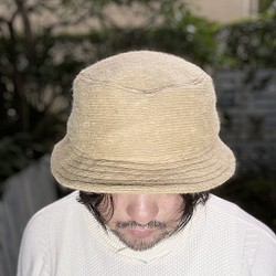 fear&desire french cashmere fabric hat F 1枚目の画像