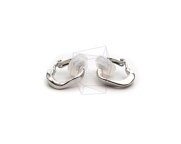ERG-2228-R [2 件] 夾式耳環/耳夾 第1張的照片