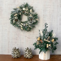 Creema限定クリスマス　 Christmas Wreath & tree セット 1枚目の画像