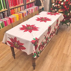 [復古] 聖誕桌布橢圓薄 200cm x 150cm 第1張的照片