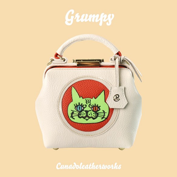 Dr.bag mini × Cats ［Grumpy］・猫 ねこバッグ ショルダーバッグ