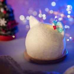 [免費包裝] 聖誕貓燈籠 第1張的照片