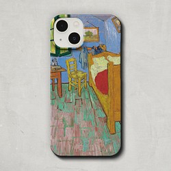 スマホケース / フィンセント・ファン・ゴッホ「 ファン ゴッホの部屋」 iPhone 全機種対応 絵画 レトロ 個性的 1枚目の画像