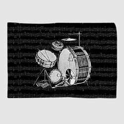 ドラムのブランケット(黒) 1枚目の画像