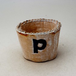 陶器製（2号ポット相当）多肉植物の欲しがる植木鉢 PSc-ブルー 5302 1枚目の画像