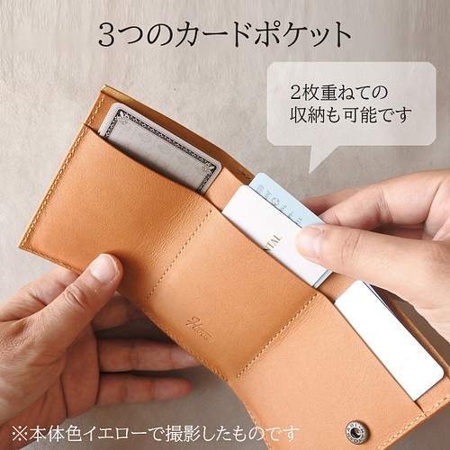受注生産】コンパクトなミニ財布 ☆外側ボックスコインケースで使い 