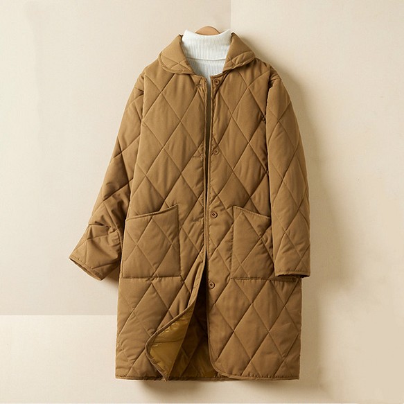 【受注】秋冬 中綿コート  キルティング ジャケット レディース 1枚目の画像