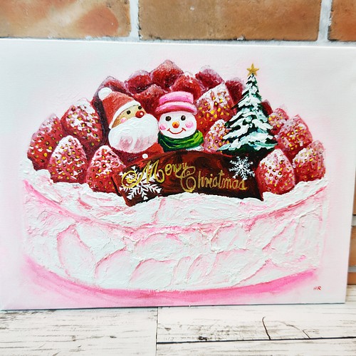 油絵 絵画 【クリスマスケーキ】 | settannimacchineagricole.it