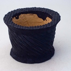 陶器製（3号ポット相当） #多肉植物 の欲しがる 植木鉢 SSLcd-ブラック 5427 1枚目の画像